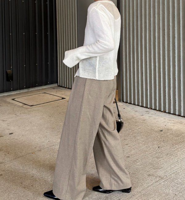  「テンセルウールホックカーディガン」|カーディガン|