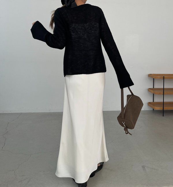  「テンセルウールホックカーディガン」|カーディガン|