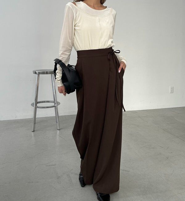  「レイヤードベロアTシャツ」|Tシャツ・カットソー|