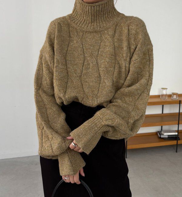  「ケーブルキャンディニット」|ニット・セーター|