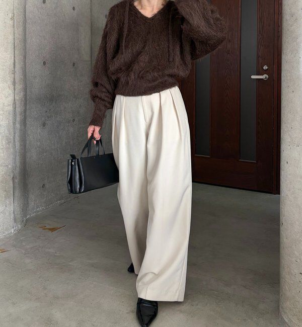  「シャギーニットフーディ」|ニット・セーター|