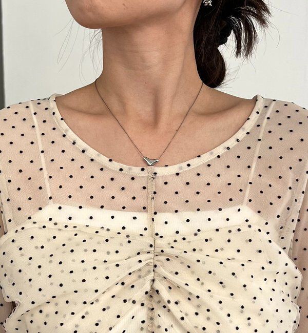  「【再販】フロッキードットブラウス」|シャツ・ブラウス|