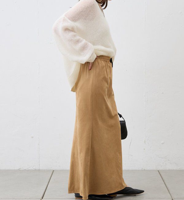  「《セットアップ着用可能》フェイクスウェードスカート」|スカート|