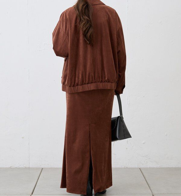  「《セットアップ着用可能》フェイクスウェードスカート」|スカート|