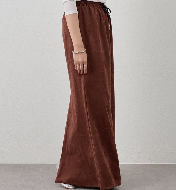  「《セットアップ着用可能》フェイクスウェードスカート」|スカート|