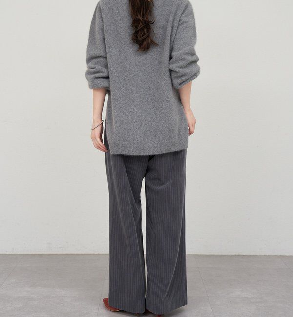  「ファーウールキーネックニット」|ニット・セーター|