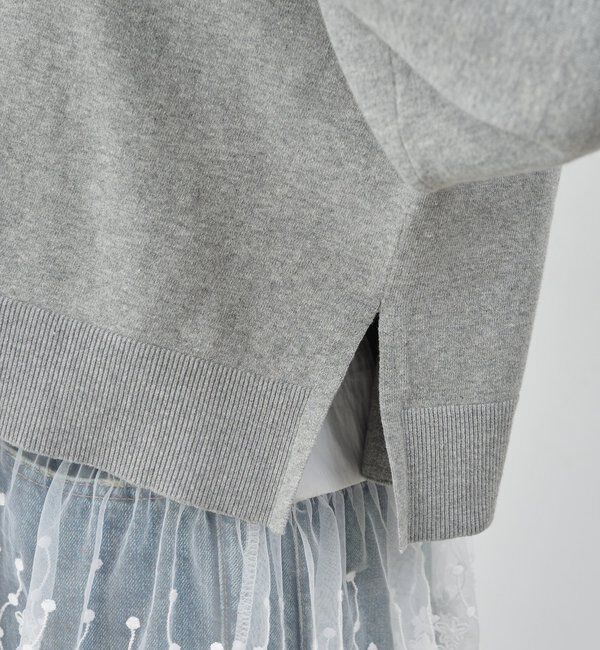  「クロップドルーズニット」|ニット・セーター|