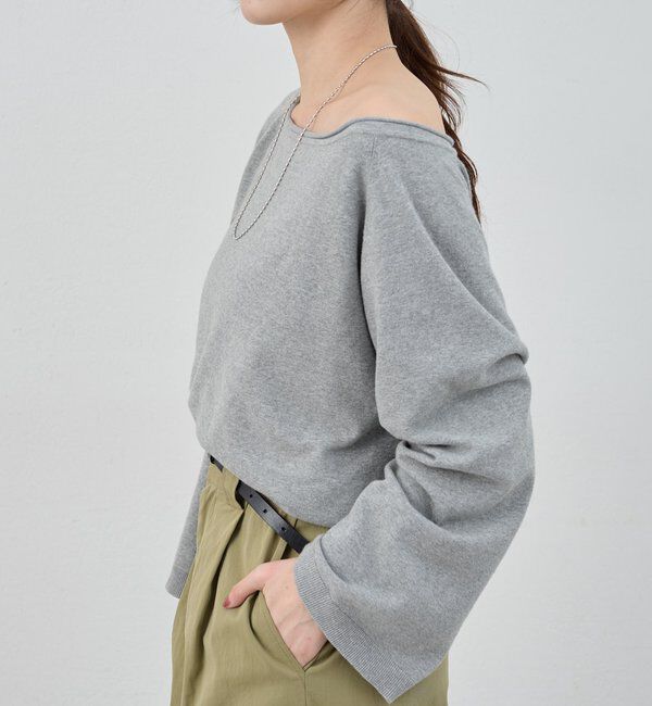  「クロップドルーズニット」|ニット・セーター|