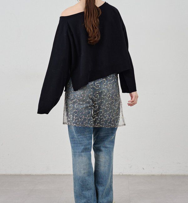  「クロップドルーズニット」|ニット・セーター|