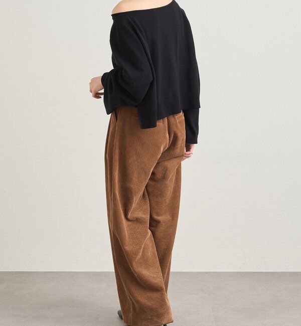  「クロップドルーズニット」|ニット・セーター|