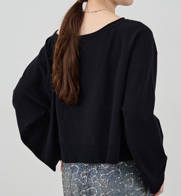  「クロップドルーズニット」|ニット・セーター|