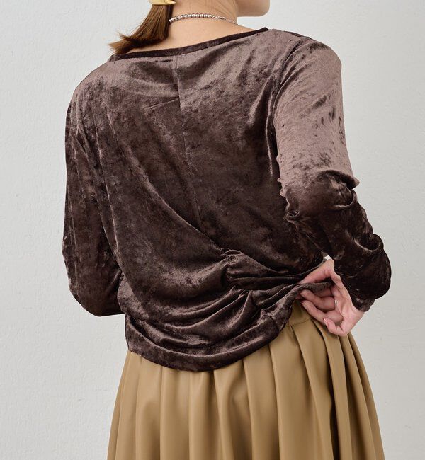  「シアーベロアトップス」|Tシャツ・カットソー|