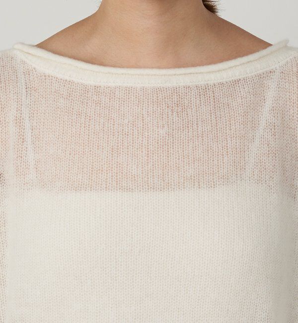  「《インフルエンサー@kanako_ikiコラボ》シアーウールプルオーバー」|ニット・セーター|