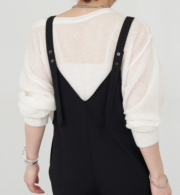  「《インフルエンサー@kanako_ikiコラボ》シアーウールプルオーバー」|ニット・セーター|