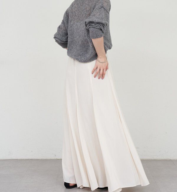  「《インフルエンサー@kanako_ikiコラボ》シアーウールプルオーバー」|ニット・セーター|