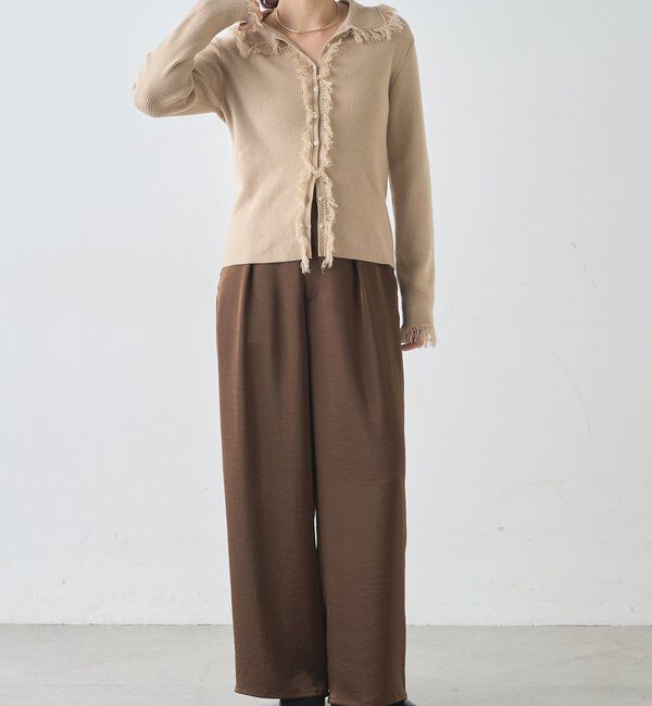  「フリンジカーディガン」|カーディガン|