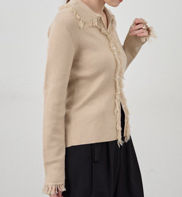  「フリンジカーディガン」|カーディガン|