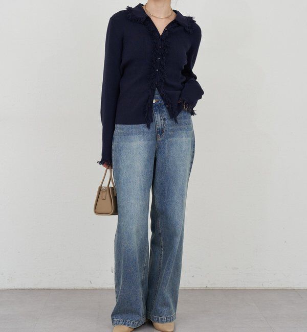  「フリンジカーディガン」|カーディガン|