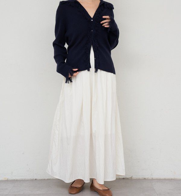  「フリンジカーディガン」|カーディガン|