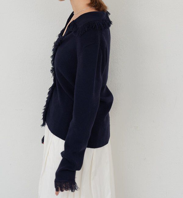 「フリンジカーディガン」|カーディガン|