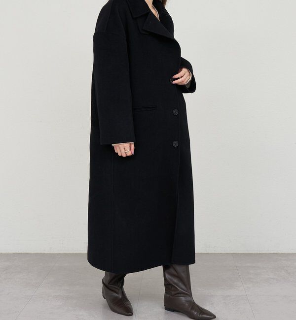  「ビッグカラーリバーロングコート」|その他|