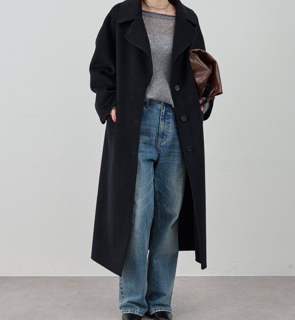  「ビッグカラーリバーロングコート」|その他|