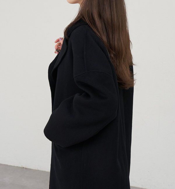  「ビッグカラーリバーロングコート」|その他|