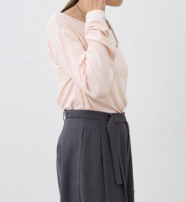  「ベーシックオフショルカットソー」|Tシャツ・カットソー|