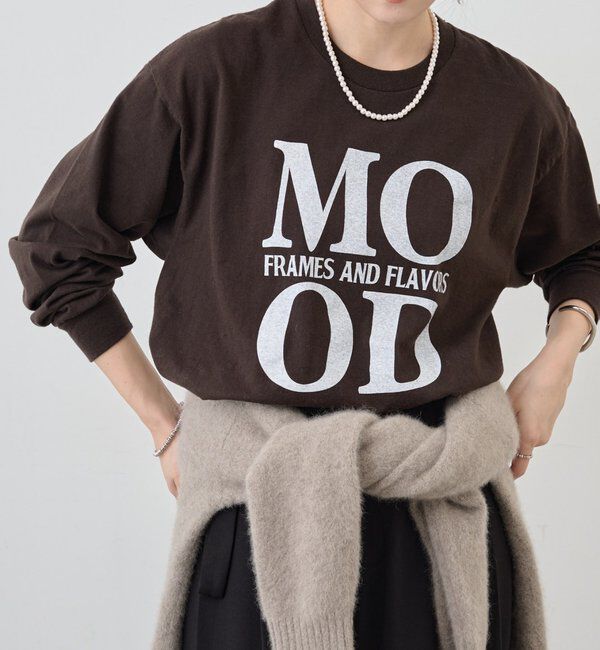  「MOOD TEE」|Tシャツ・カットソー|ブラウン