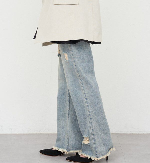  「【26SS予約】クラッシュデニム」|デニム|