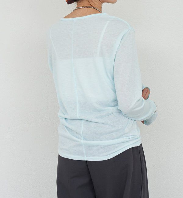  「シアーロングスリーブTEE」|Tシャツ・カットソー|