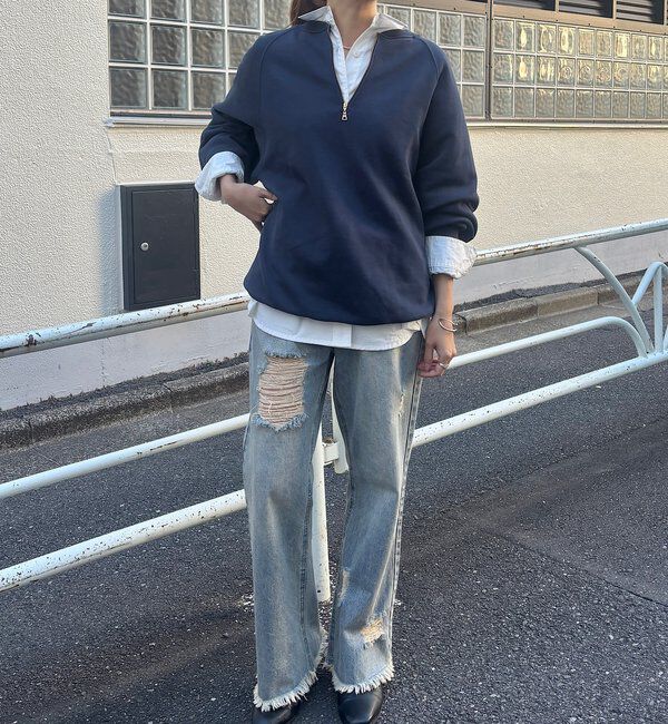  「【26SS予約】2WAYジップスウェット」|Tシャツ・カットソー|