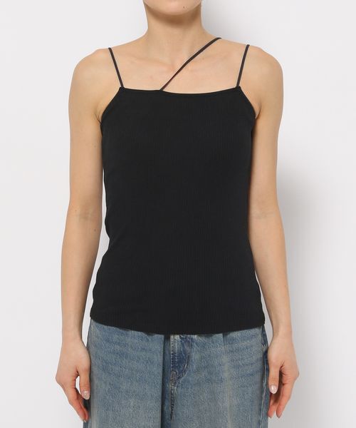 LOWRYS FARM「スタイルUPカップアシメキャミ」|シャツ・ブラウス|