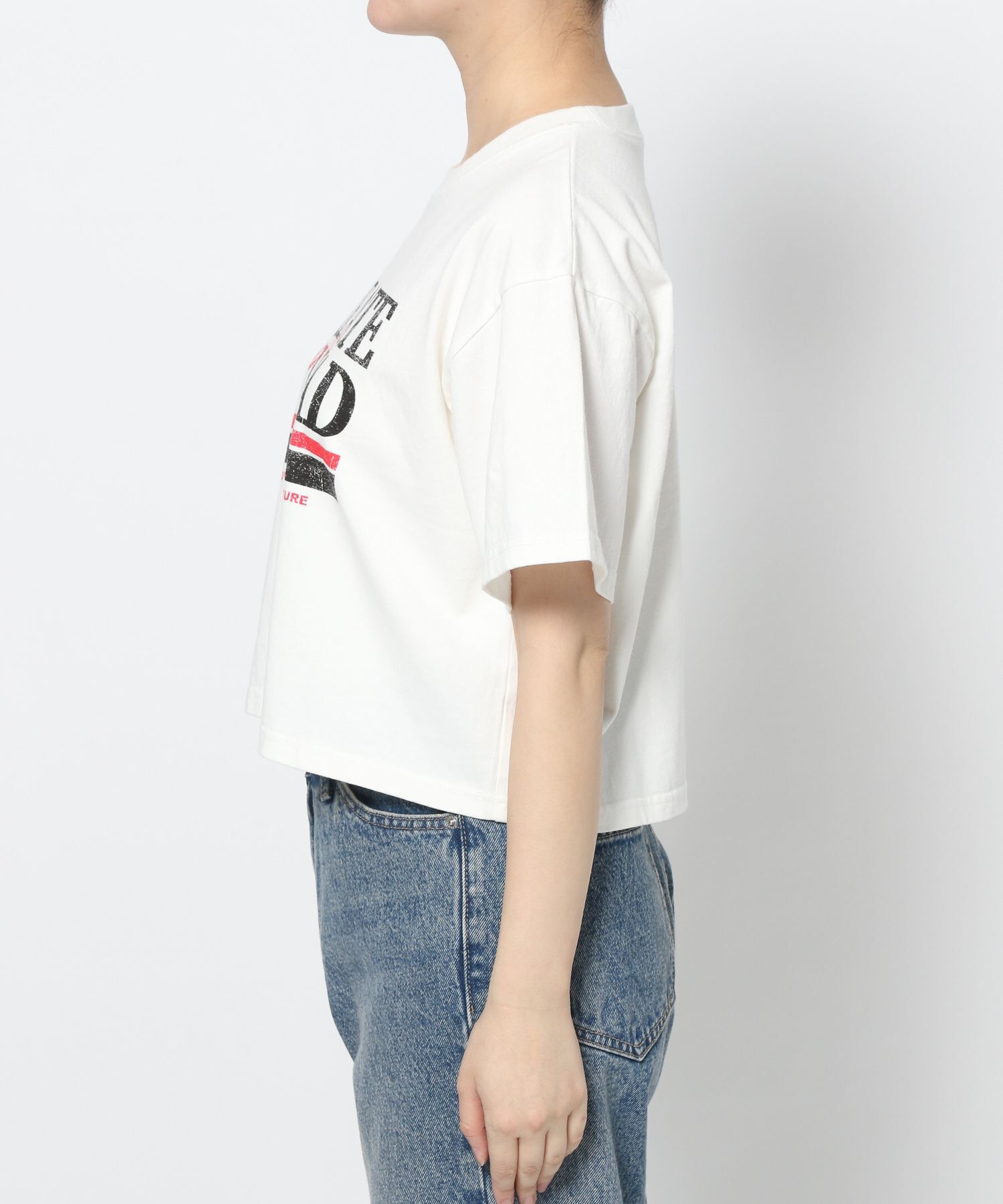 LOWRYS FARM「カコウロゴショートＴＥＥ」|Tシャツ・カットソー|