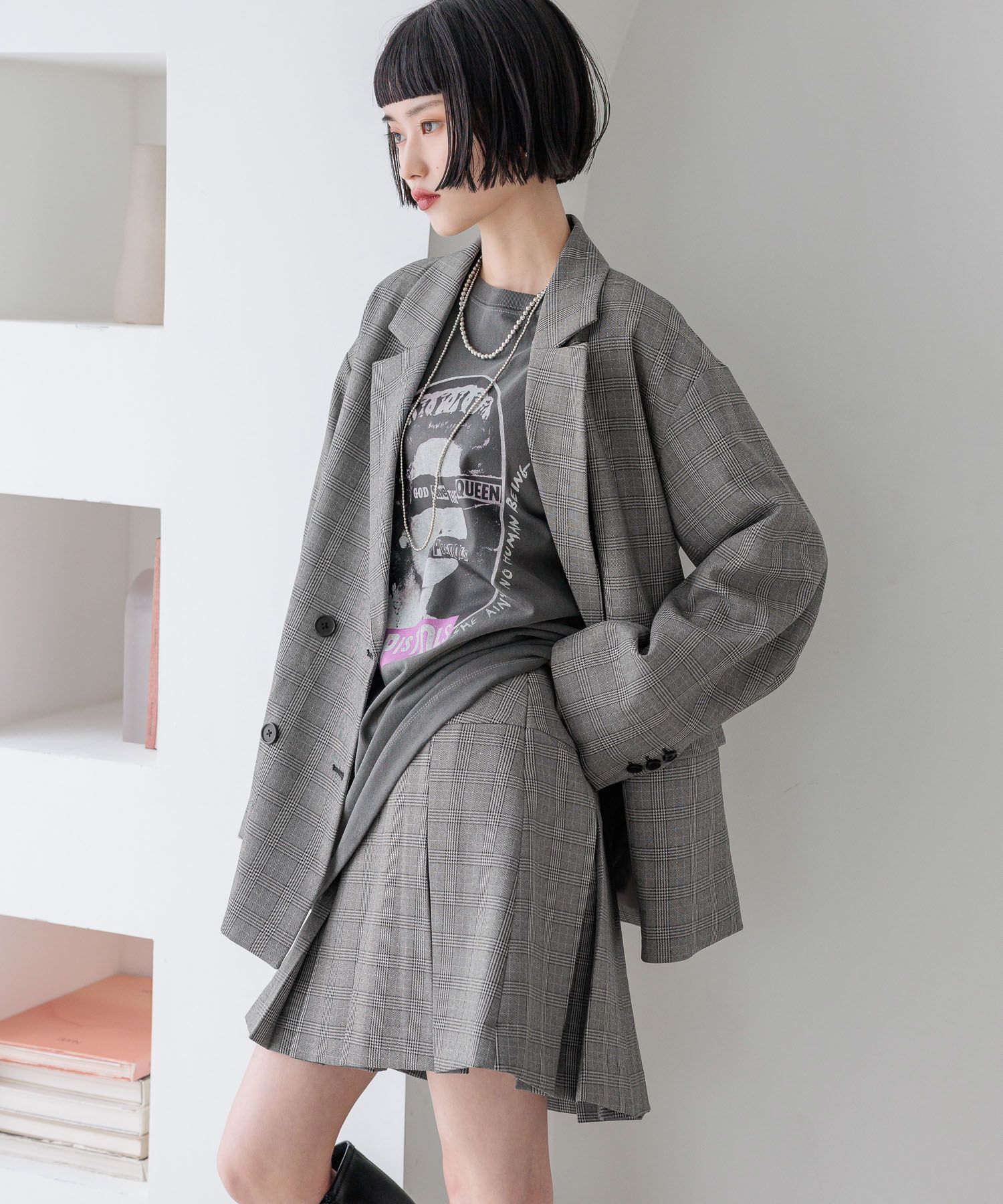 LOWRYS FARM「ラナテックダブルジャケット」|テーラードジャケット|