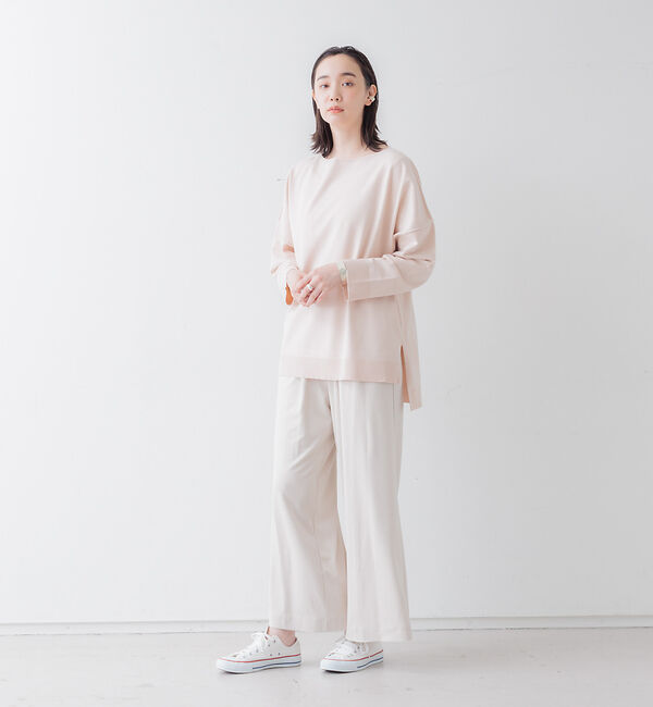 collex「ストレッチドロップショルダープルオーバー」|ニット・セーター|