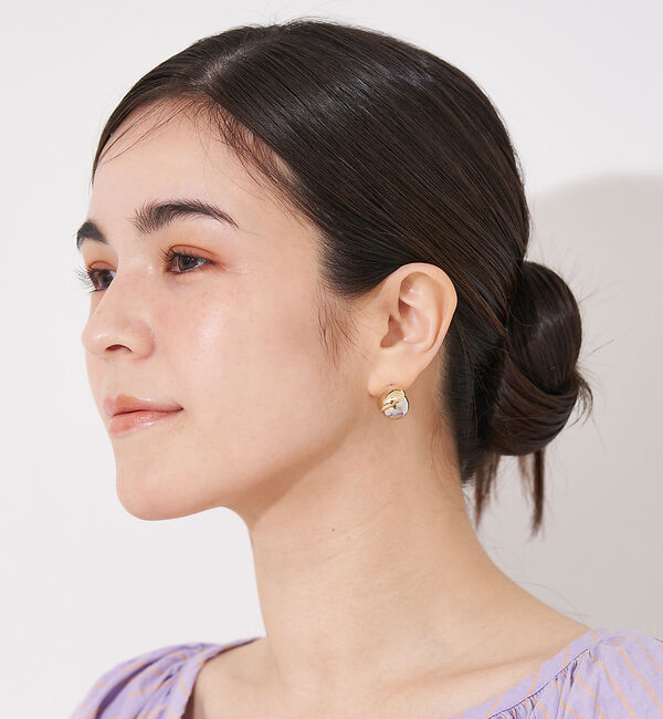 collex「バイカラーボールピアス」|ピアス|