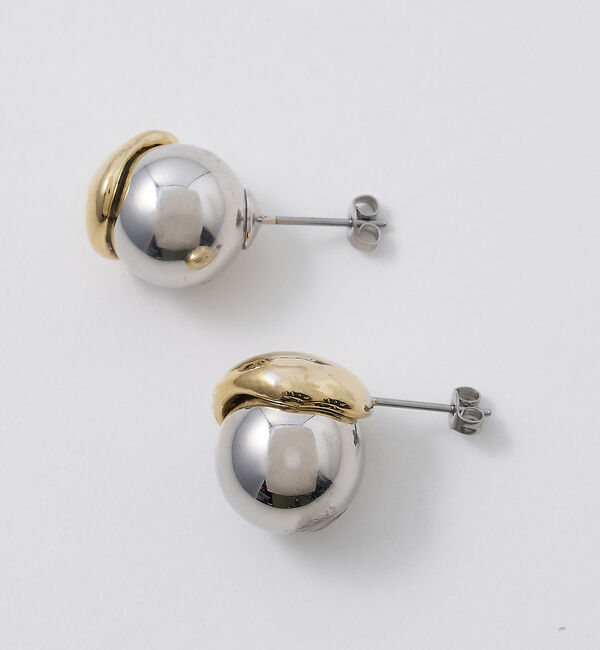 collex「バイカラーボールピアス」|ピアス|