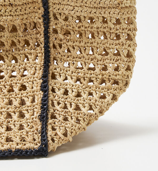 collex「【別注】ラフィア透かし編バッグ」|かごバッグ|