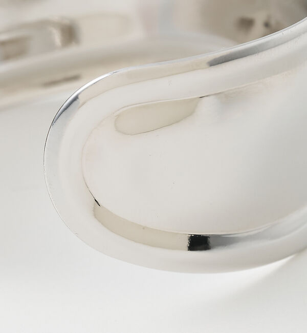 collex「【dignif／ディグニフ】ワイドウェーブバングル」|ブレスレット・バングル|