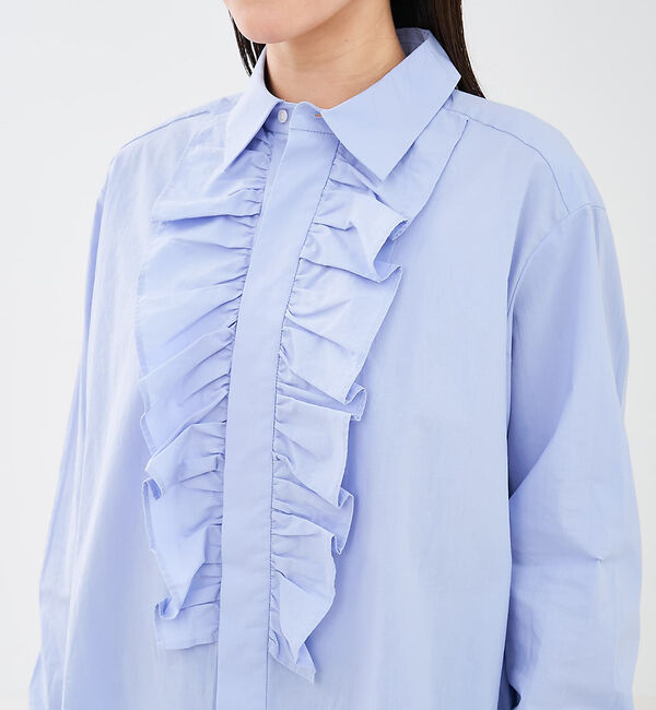 collex「フロントフリルシャツ」|シャツ・ブラウス|