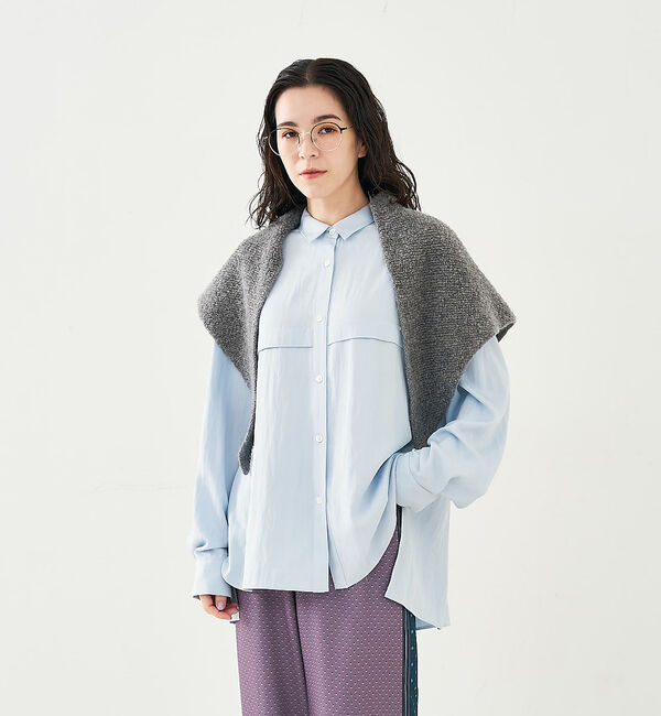 collex「トライアングルニットストール」|マフラー|