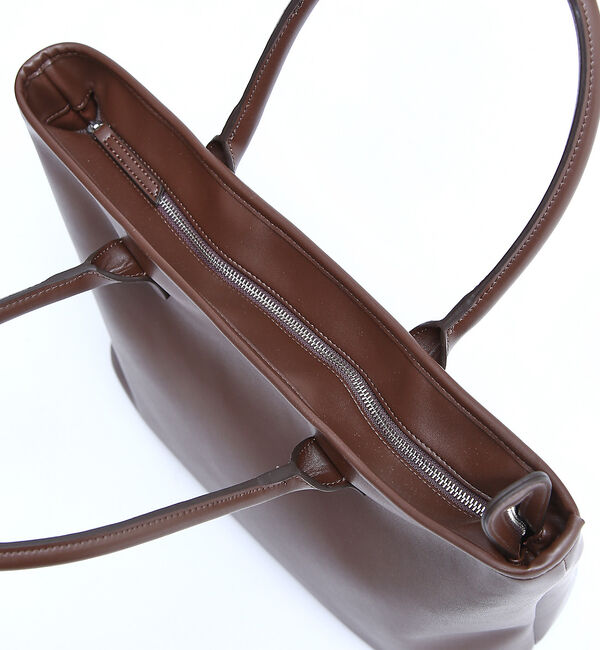 ABAHOUSE「【WEB別注】スプリットレザー トート バッグ / 天ファスナー付き」|トートバッグ|