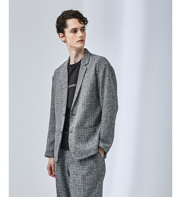 ABAHOUSE「【セットアップ対応】サマーツイード ジャケット / サマージャケット」|その他|グレー