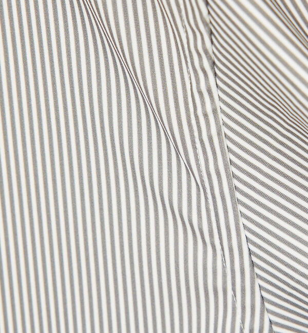 ABAHOUSE「【FLEX SHIRTS】Dry Moment ナロウ ストライプ 長袖 シャツ」|シャツ・ブラウス|