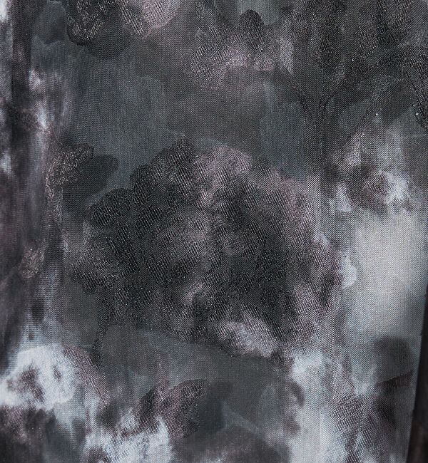 ABAHOUSE「【AH ABAHOUSE】アブストラクト柄 シアーシャツ」|シャツ・ブラウス|