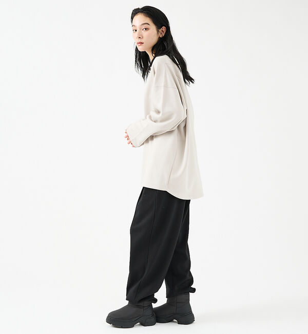 ABAHOUSE「【FORTUNA/フォルトゥナ】ECOTECコクーンシルエットロングTシャツ/ユ」|Tシャツ・カットソー|