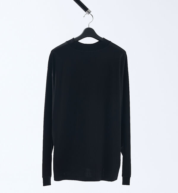 ABAHOUSE「シルケットポンチ モックネック ロンT / オーバーサイズ」|Tシャツ・カットソー|