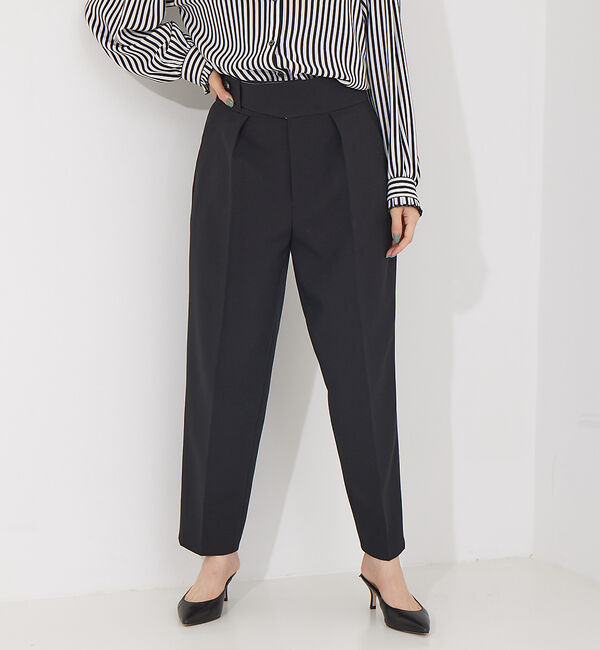 Rouge vif「【セットアップ対応】ウールタッチグルカパンツ」|その他|ブラック