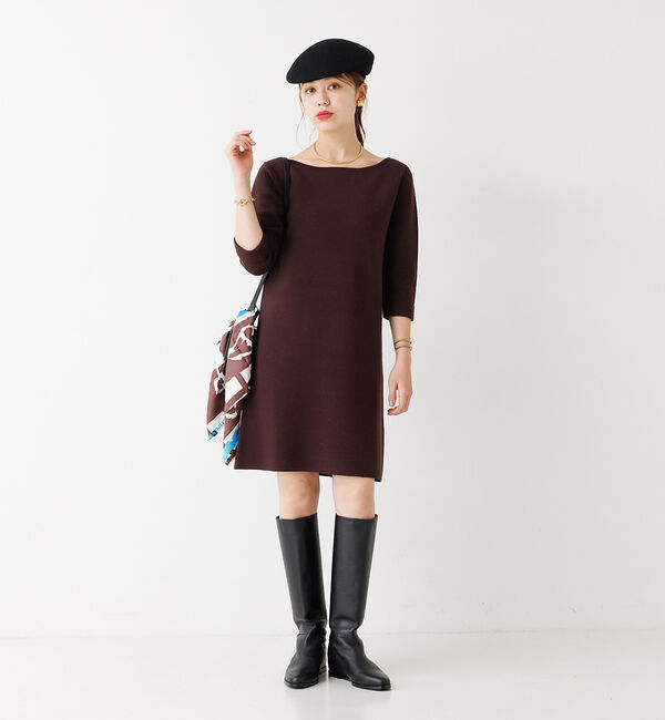 Rouge vif「ニットミニワンピース」|ワンピース|